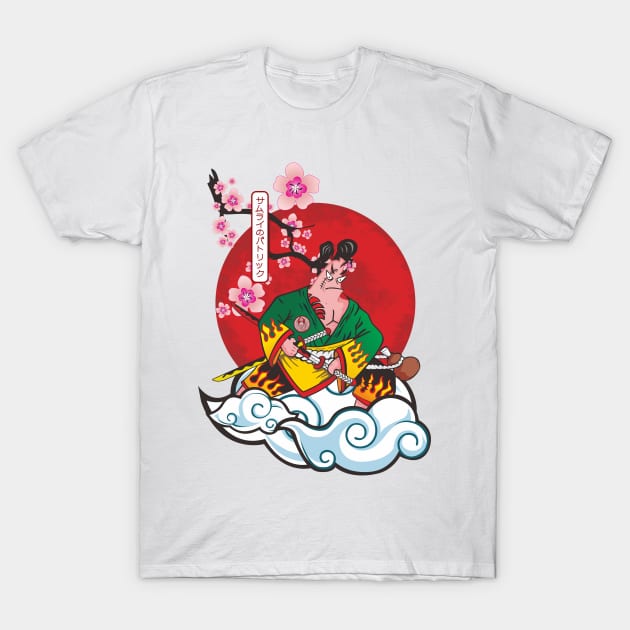 Japanese Patrick Samurai Style T-Shirt by Luwa Apparel
